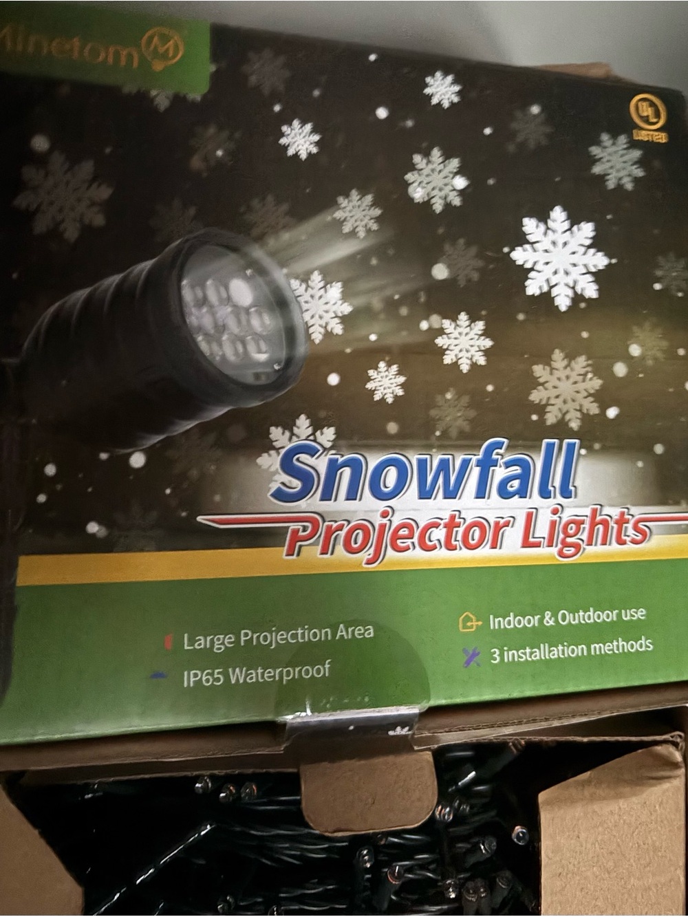 Snowfall Projector Lights - Snowflake Projection